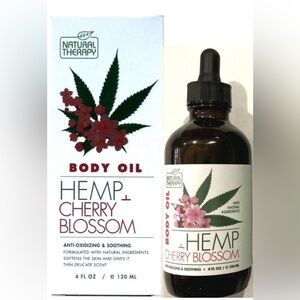 Hemp Cherry Blossom Body Oil - Brown